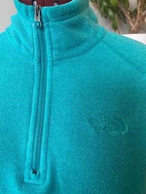 The North Face Teal Microfleece Pullover